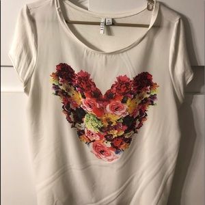 Silky front T-shirt feel on backside